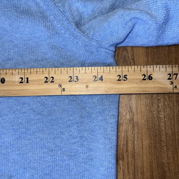 Vineyard Vines Men’s 1/4 Zip Pullover Blue Whale Logo Sweater Cashmere Blend 2XL - Picture 4 of 5